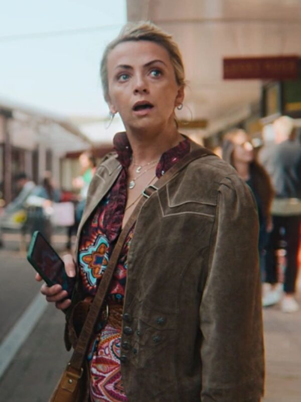 Lisa McGrillis Sex Education S04 Suede Jacket