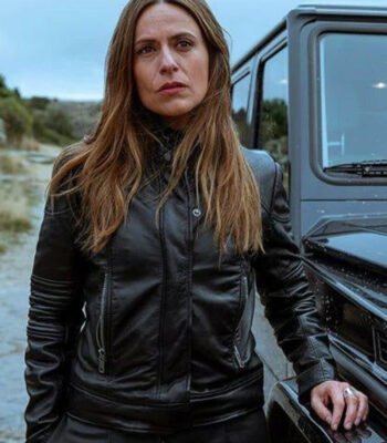 Lisboa Money Heist Black Leather Jacket