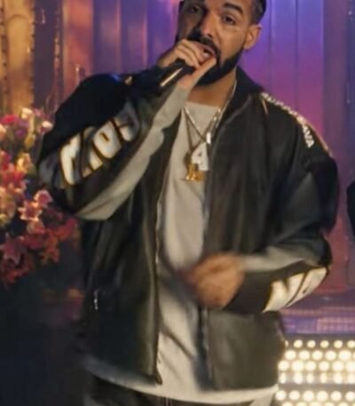 Live On SNL Drake Black Jacket