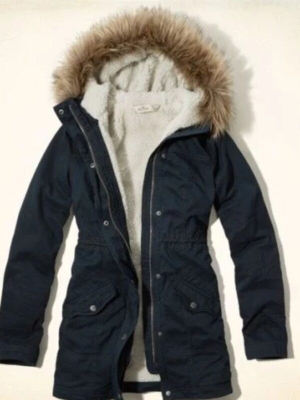 Locke and Key S02 Kinsey Locke Sherpa Black Parka Coat