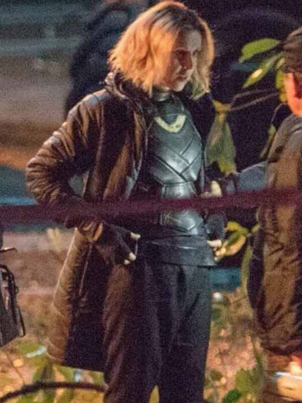 Loki Sophia Di Martino Black Parachute Coat