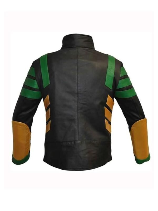 Loki Zipper Closure Leather Jacket