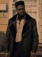 London Brown Power Book III Black Leather Jacket