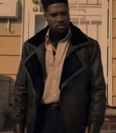 London Brown Power Book III Black Leather Jacket