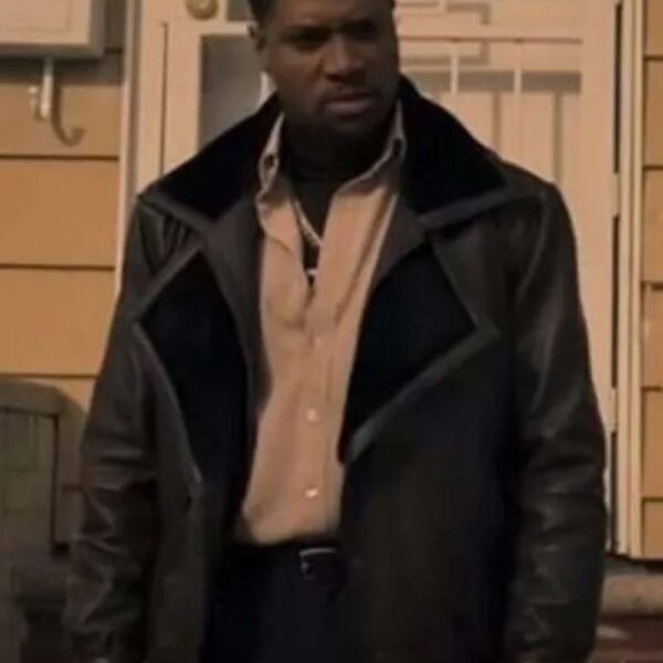 London Brown Power Book III Black Leather Jacket