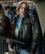 Lonnie Elam Halloween Kills Leather Black Jacket