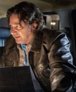 Lonnie Elam Halloween Kills Leather Black Jacket