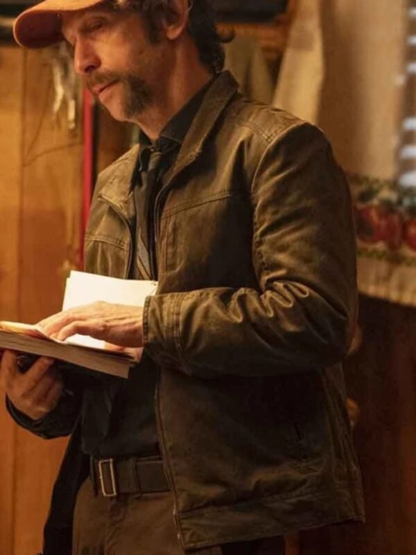 Looking Glass Watchmen Brown Leather Jacket
