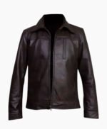 Looking Glass Watchmen Brown Leather Jacket