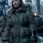 Lost In Space Molly Parker Olive Green Jacket