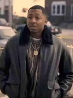 Lou-Lou Power Book III Raising Kanan Black Leather Jacket