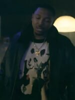 Lou-Lou Power Book III Raising Kanan Black Leather Jacket