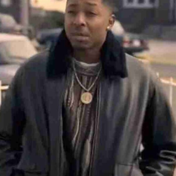 Lou-Lou Power Book III Raising Kanan Black Leather Jacket