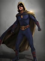 Lou Stargirl Hourman Leather Costume Jacket