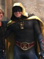 Lou Stargirl Hourman Leather Costume Jacket