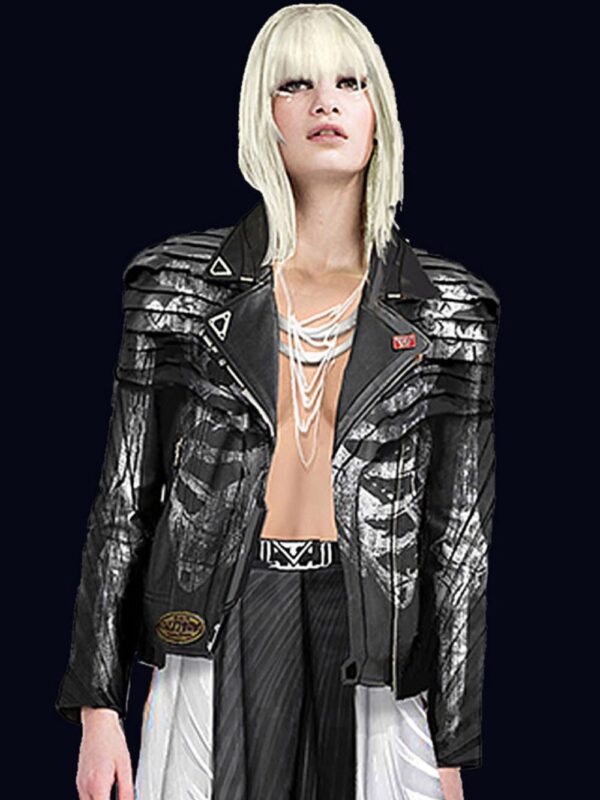 Love Death And Robots Ivrina Black Leather Jacket