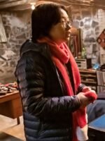 Love Hard Josh Blue Quilted Puffer Jacket