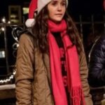 Love Hard Natalie Bauer Brown Puffer Jacket