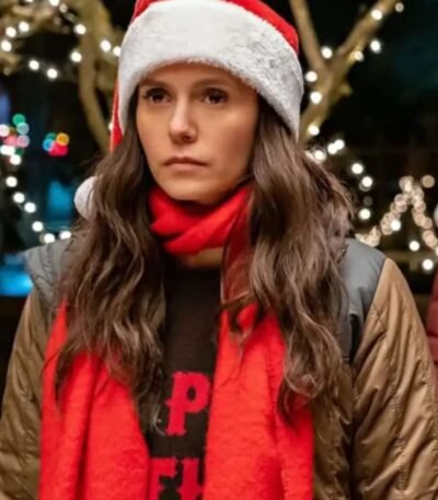 Love Hard Natalie Bauer Brown Puffer Jacket