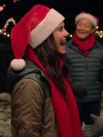 Love Hard Natalie Bauer Brown Puffer Jacket