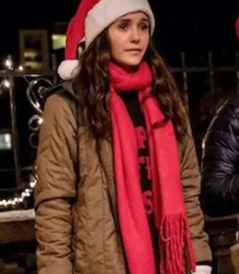 Love Hard Natalie Bauer Brown Puffer Jacket