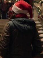 Love Hard Natalie Bauer Brown Puffer Jacket