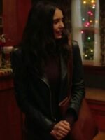 Love Hard Natalie Bauer Motorcycle Leather Jacket