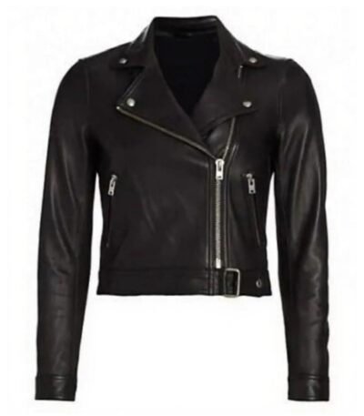 Love Hard Natalie Bauer Motorcycle Leather Jacket
