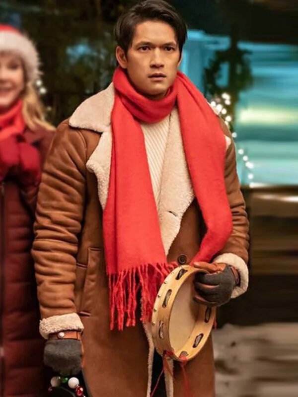 Love Hard Owen Lin Brown Long Trench Coat