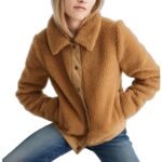 Love Life Darby Carter Brown Genuine Fur Jacket