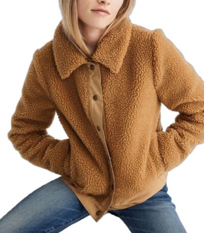 Love Life Darby Carter Brown Genuine Fur Jacket