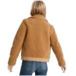 Love Life Darby Carter Brown Genuine Fur Jacket