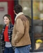 Love Life Magnus Sherpa Collar Brown Suede Jacket