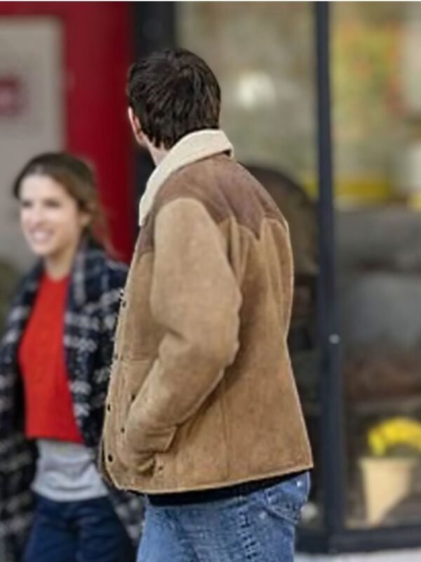 Love Life Magnus Sherpa Collar Brown Suede Jacket