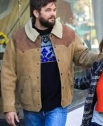 Love Life Magnus Sherpa Collar Brown Suede Jacket