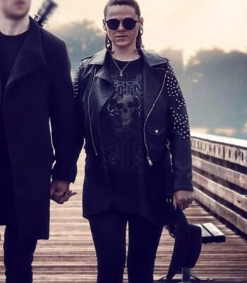 Love Without Walls Shana Swash Black Biker Leather Jacket