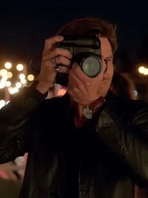 Lucas Bravo Emily In Paris S02 Leather Jacket