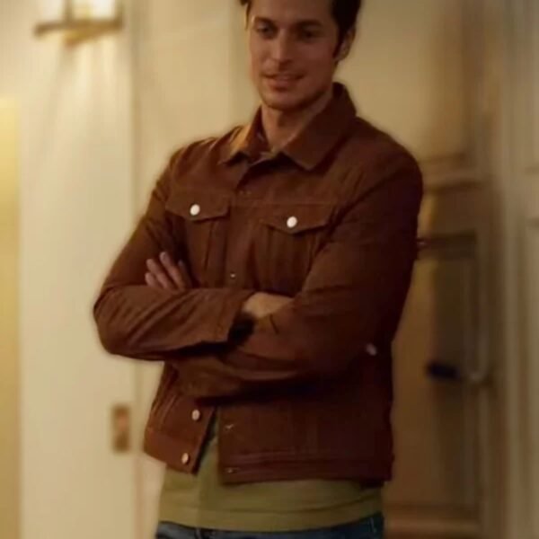 Lucas Bravo Emily in Paris Gabriel Brown Jacket