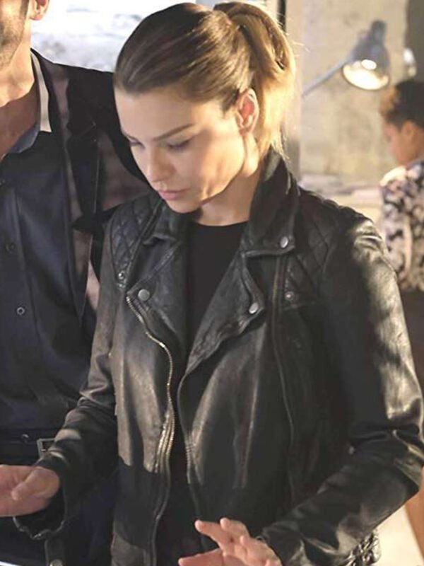Lucifer Chloe Decker Biker Black Jacket
