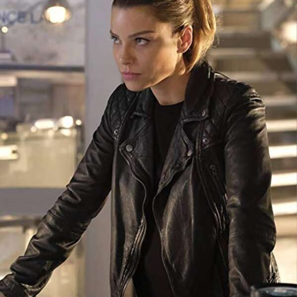 Lucifer Chloe Decker Biker Black Jacket