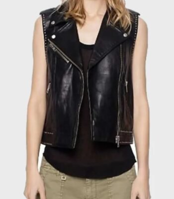 Lucifer Mazikeen Leather Black Vest