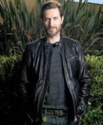 Lucifer Morningstar Erect Collar Black Jacket