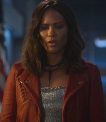 Lucifer Season One Mazikeen Red Leather Jacket