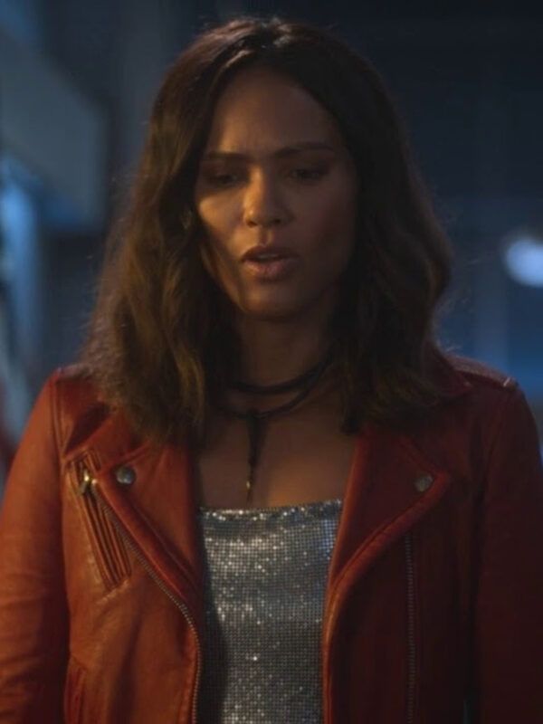 Lucifer Season One Mazikeen Red Leather Jacket