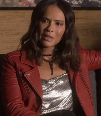 Lucifer Season One Mazikeen Red Leather Jacket