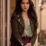 Luckless In Love 2023 Paniz Zade Suede Biker Jacket