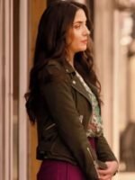 Luckless In Love 2023 Paniz Zade Suede Biker Jacket
