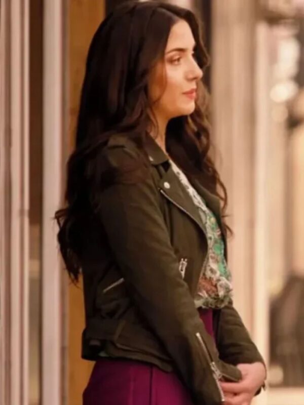 Luckless In Love 2023 Paniz Zade Suede Biker Jacket