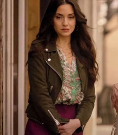Luckless In Love 2023 Paniz Zade Suede Biker Jacket