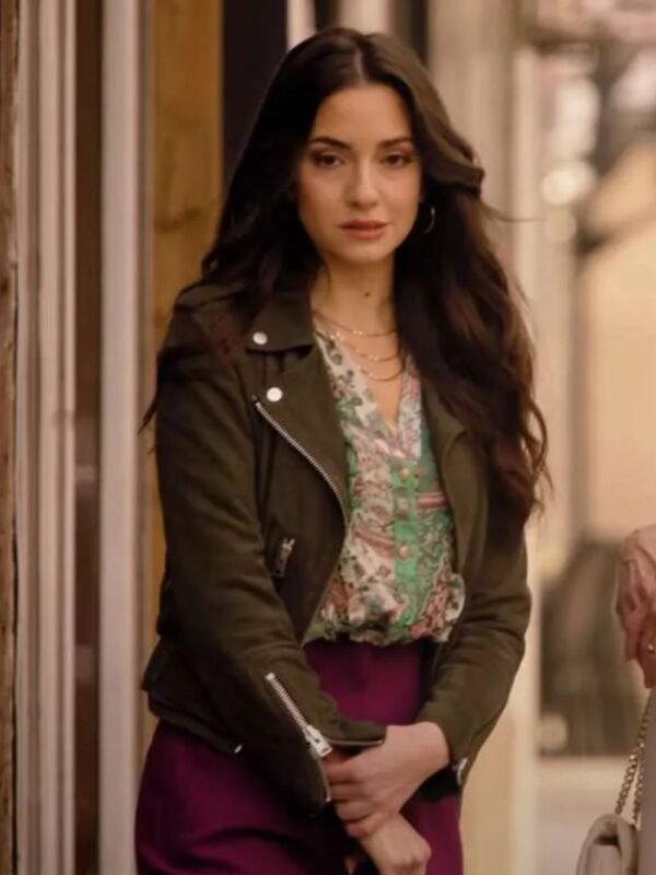 Luckless In Love 2023 Paniz Zade Suede Biker Jacket